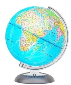 Globo Iluminado para Niños - Globo Terrestre de 8" con