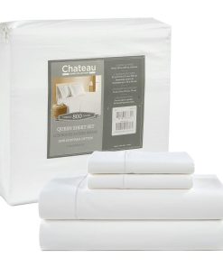 Juego de sábanas de algodón egipcio tamaño King, sábanas