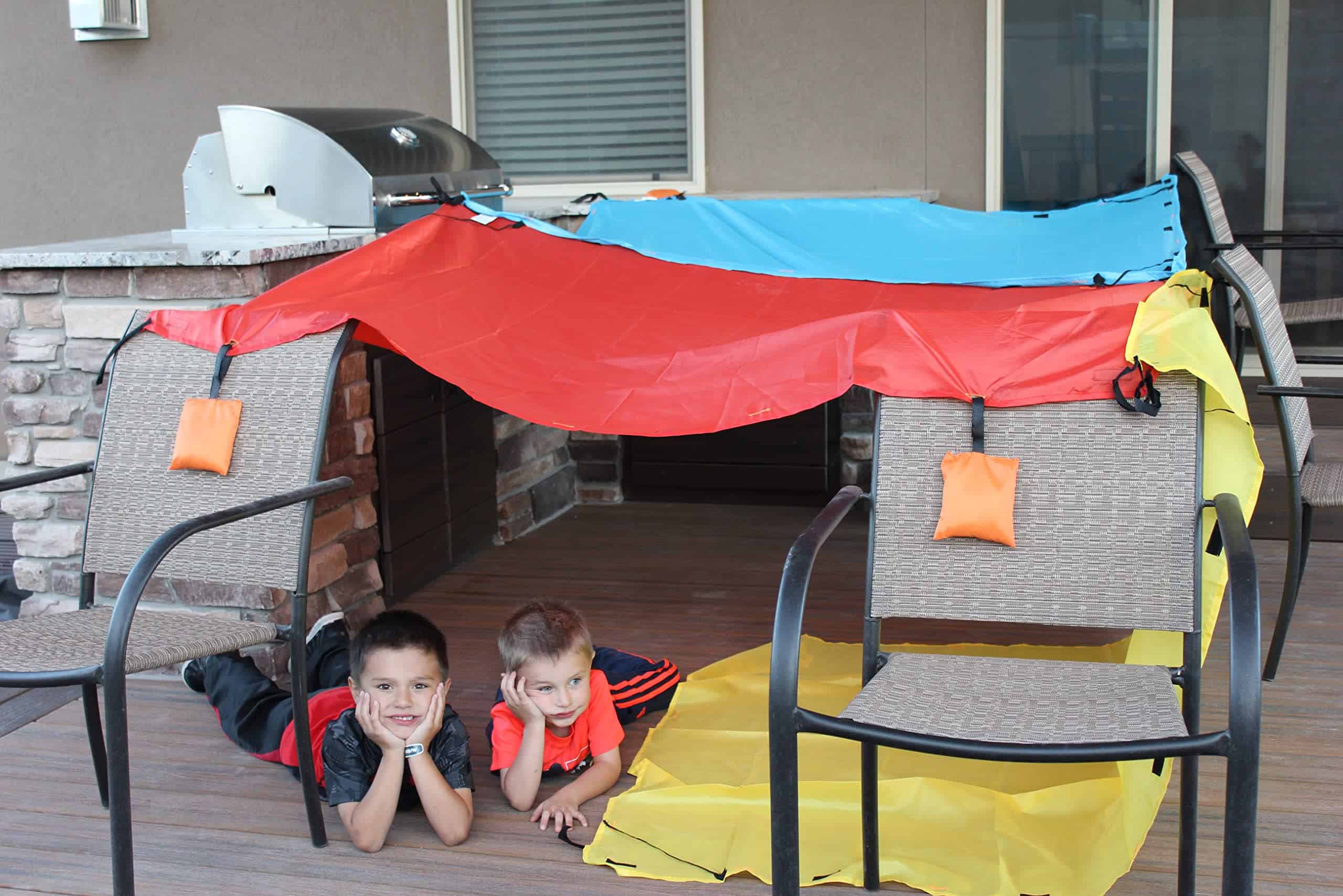 TOTEAFORT Original Blanket Fort Building Kit for Kids - - Imagen 3