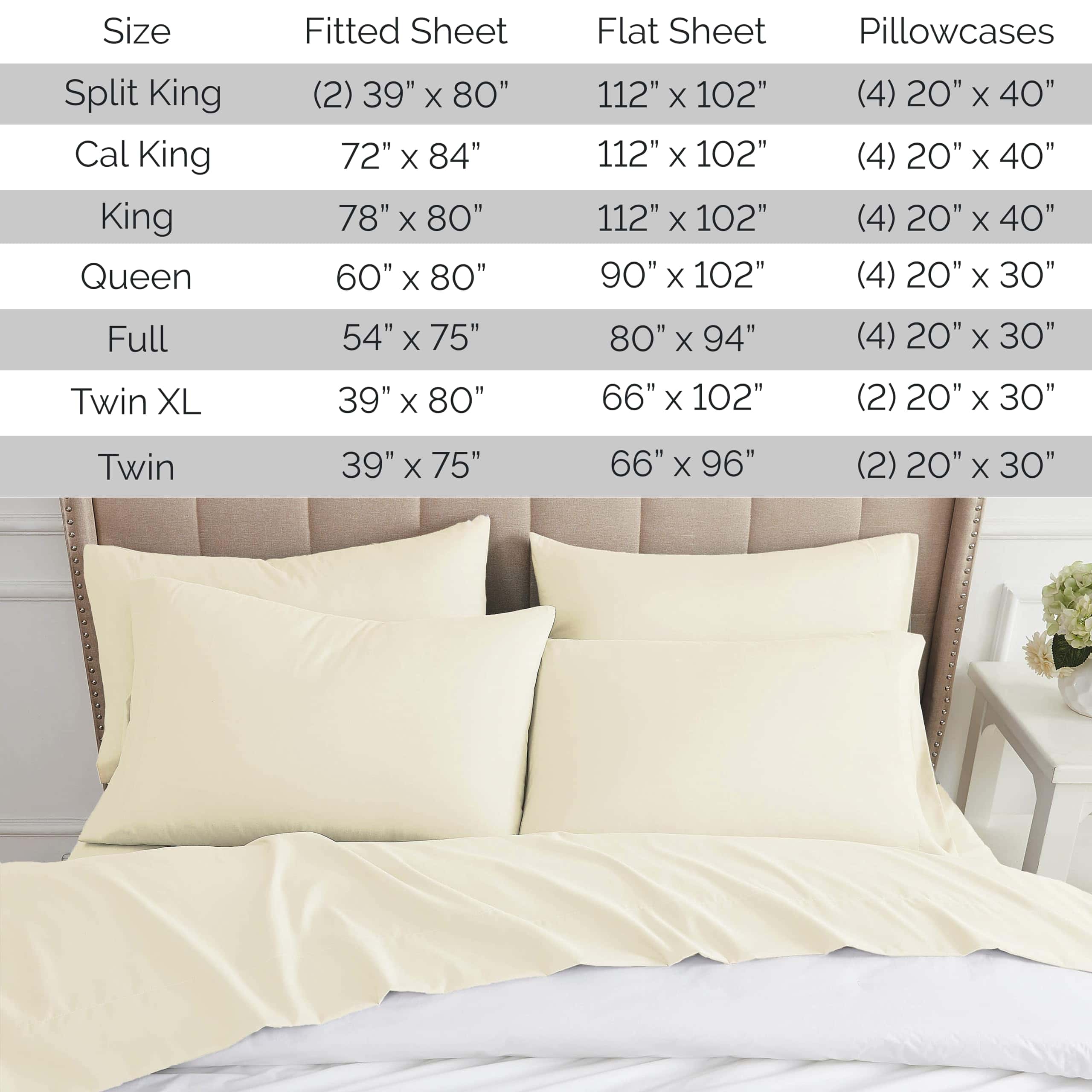 Juego de sábanas de 6 piezas California King Premium - Imagen 3