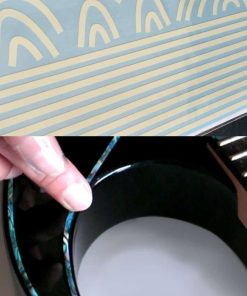 Calcomanía/Autopista para Cuerpo, Mástil, Pala (Crema) 3mm