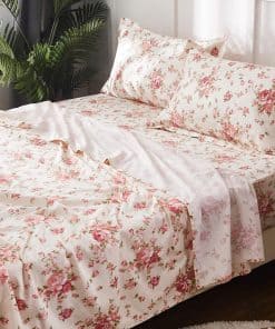 Brandream Juego de Sábanas de Algodón Tamaño Completo