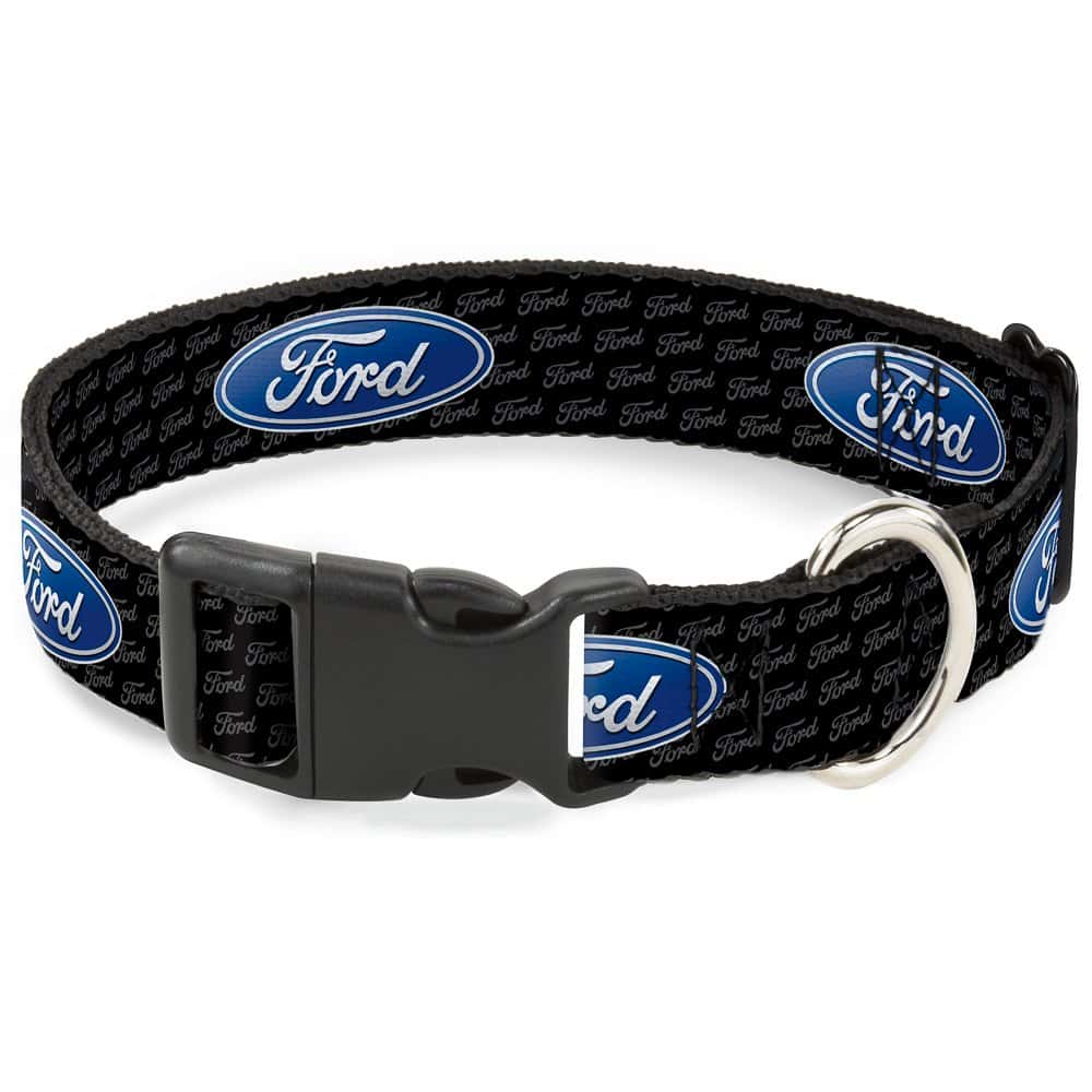 Collar para perro con clip de plástico Ford Oval Repeat