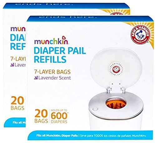 Munchkin Arm & Hammer Bolsas de Repuesto para el Contenedor