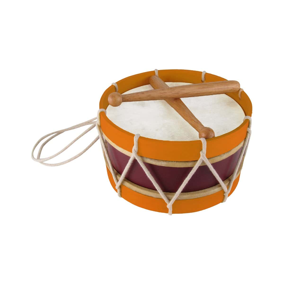 Redoblante de Madera de Banda de Marcha de la Época de la