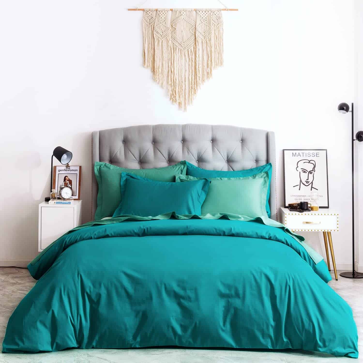 Juego de Funda de Edredón 100% Algodón -y de Lujo