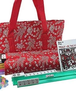 Juego de Mahjong Americano de 166 Fichas en Estuche Suave