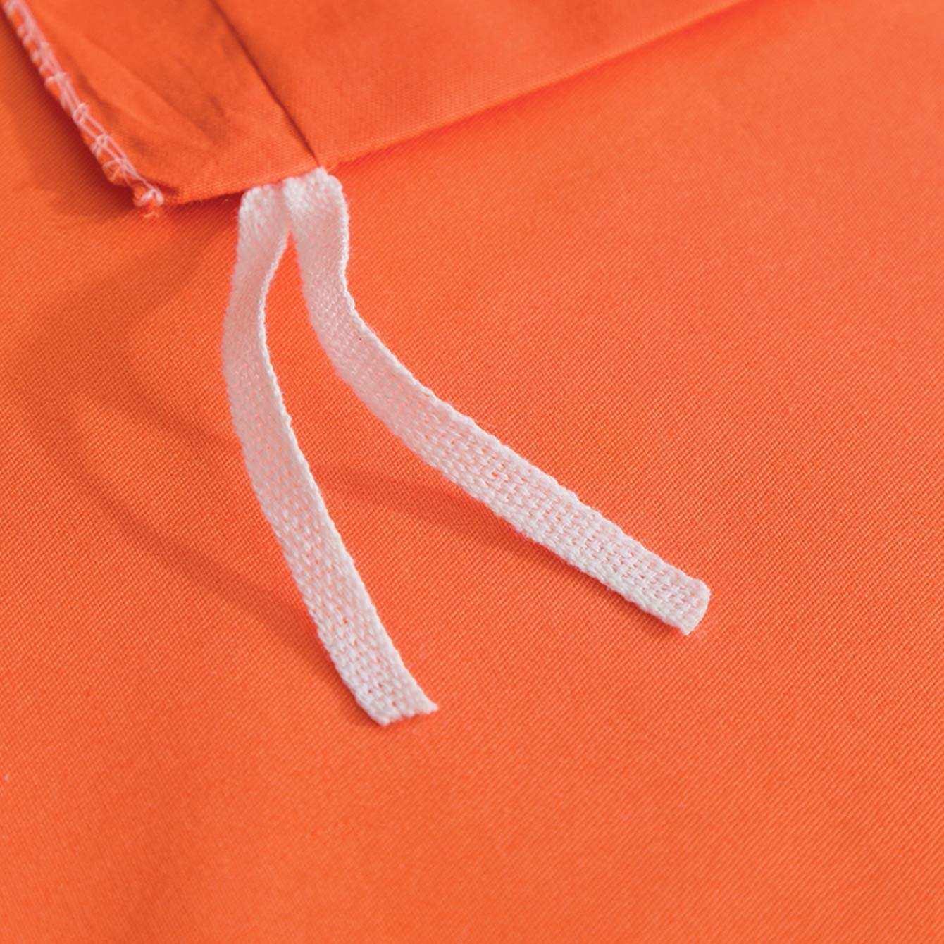 SUSYBAO Funda de Edredón 100% Algodón King Naranja Juego de - Imagen 5