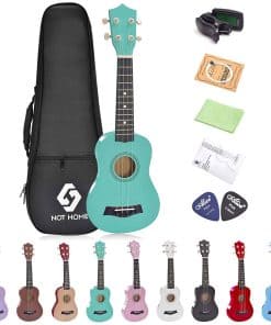 Paquete de principiante de ukelele soprano, 21 pulgadas con
