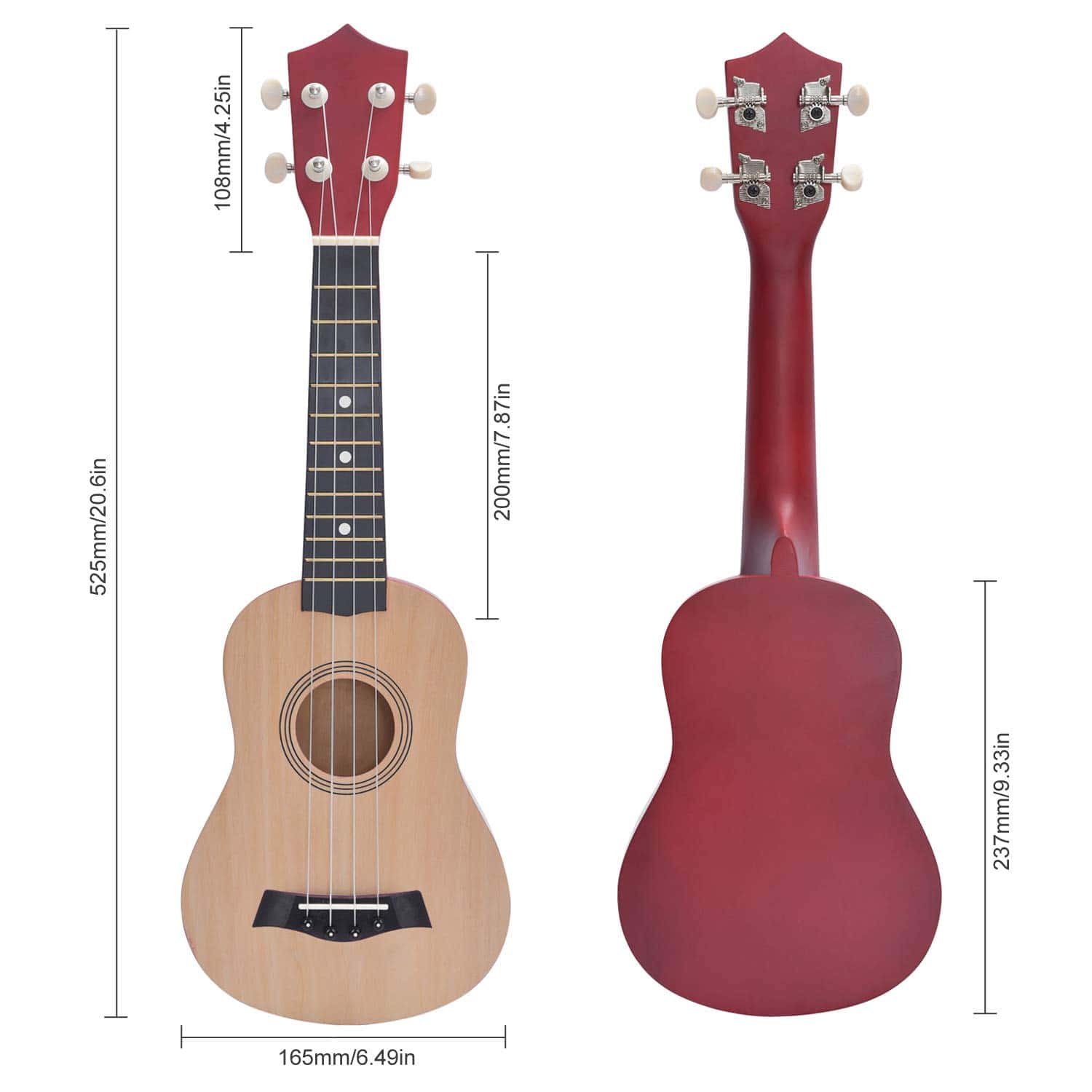 Kit de inicio para principiantes de ukelele Soprano, 21 - Imagen 4