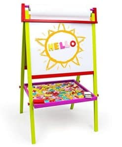 Caballete de Pie 3 en 1 para Pequeños Artistas | Incluye 75