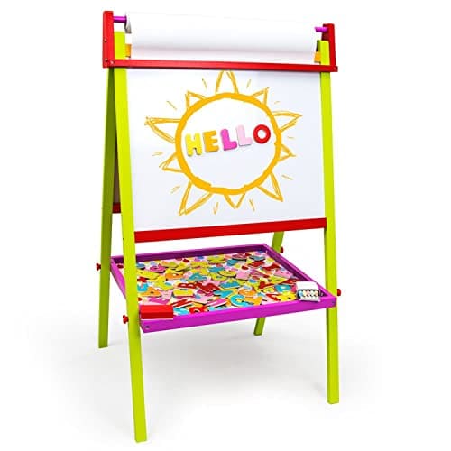 Caballete de Pie 3 en 1 para Pequeños Artistas | Incluye 75