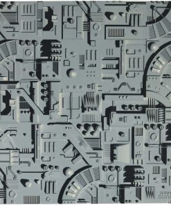 Tapete de Juego Ultimate Guard Battle Tiles, Starship,