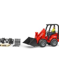 Cargador Compacto Bruder Schaeffer 2034 Vehículo Agrícola y
