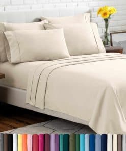 Juego de sábanas Twin XL Bare Home - Sábanas -Arena