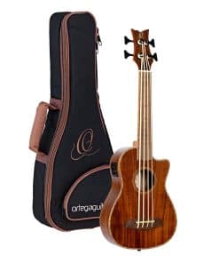 Ortega Guitars Uke-Bass Acústico/Electrico de la Serie