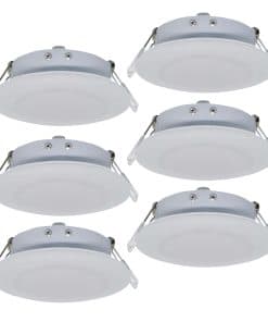 Facon 4.5 pulgadas LED RV Puck Light, DLFST4-008, luces de