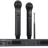Sistema de micrófono inalámbrico de mano dual Audix AP62