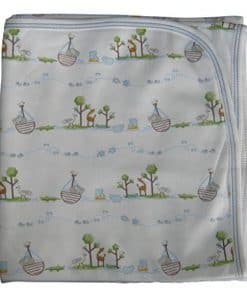 Manta Kissy Kissy de estampado de Noé para bebés -