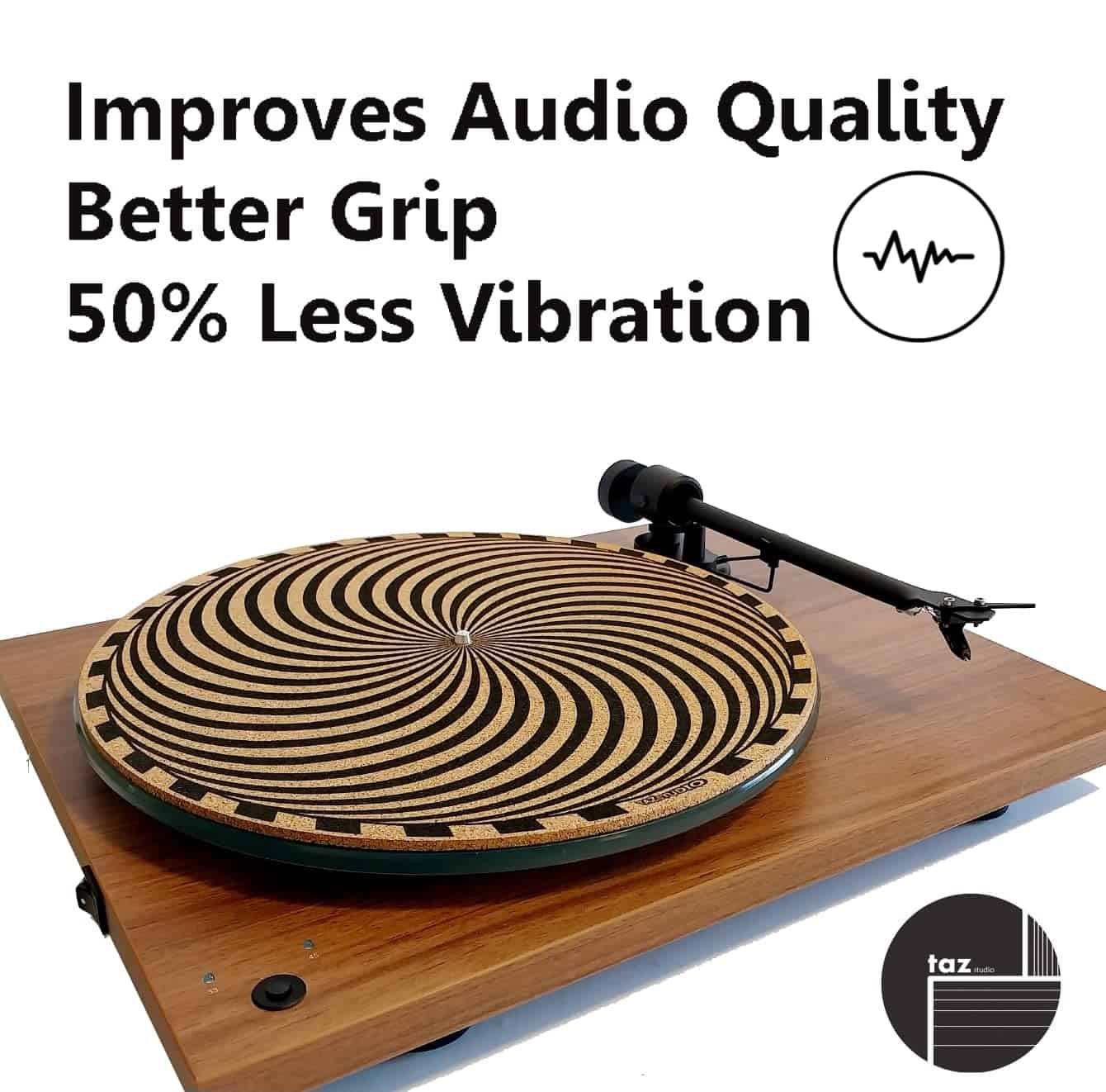 Tapete de corcho TazStudio para mejor soporte de sonido en - Imagen 3