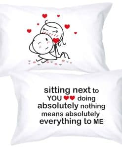Fundas de Almohada para Parejas BoldLoft You Mean