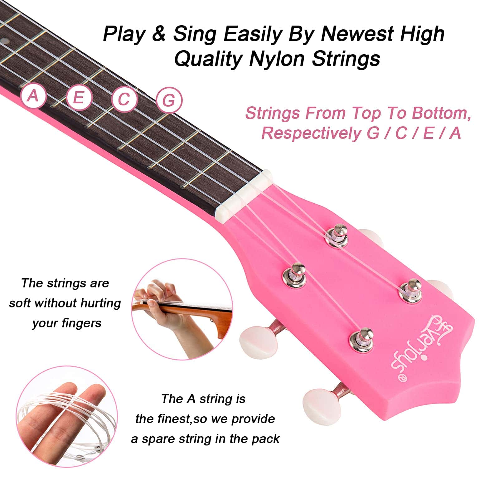 Paquete de iniciación para principiantes de ukelele soprano - Imagen 4