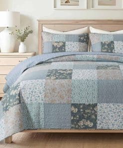 Juego de edredón de algodón SLPR Wildflowers - Tamaño King