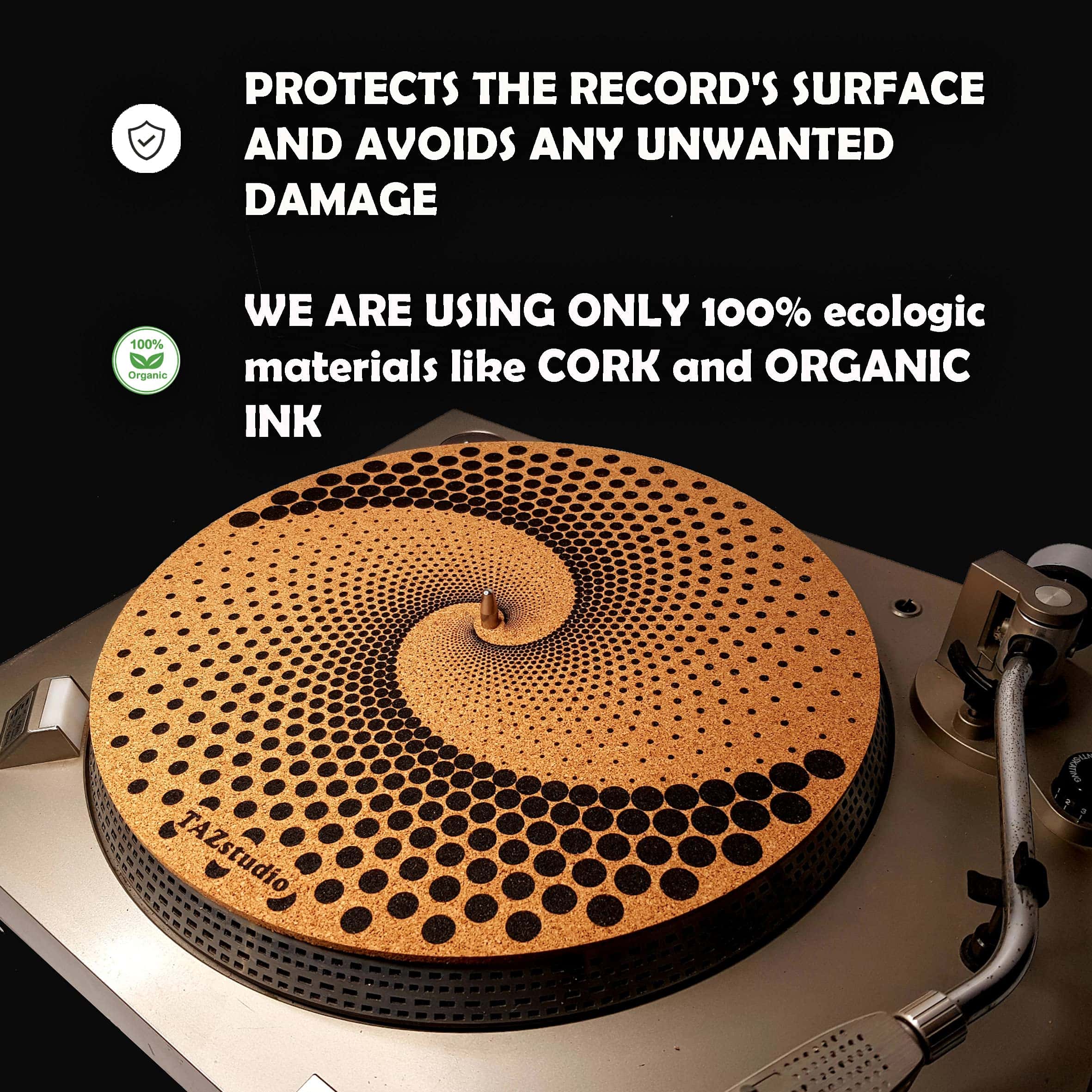 TazStudio Premium slipmat - Tapete de corcho para -rosor)-m3 - Imagen 6