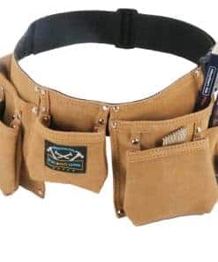 Cinturón de herramientas de piel real para niños para