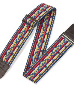 Correa de guitarra tejida vintage Hootenanny de 2" de