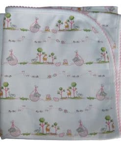 Manta estampada Noahs de Kissy Kissy para bebé niña - Rosa,