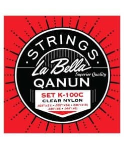 Juego de cuerdas de qanun de La Bella K-100C Nylon