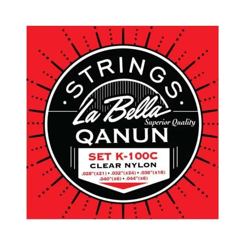 Juego de cuerdas de qanun de La Bella K-100C Nylon