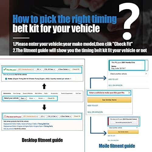 Kit de correa de distribución y bomba -hi Lancer - Imagen 7