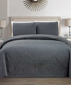 Set de Colcha Estampada Mk Collection para King/California