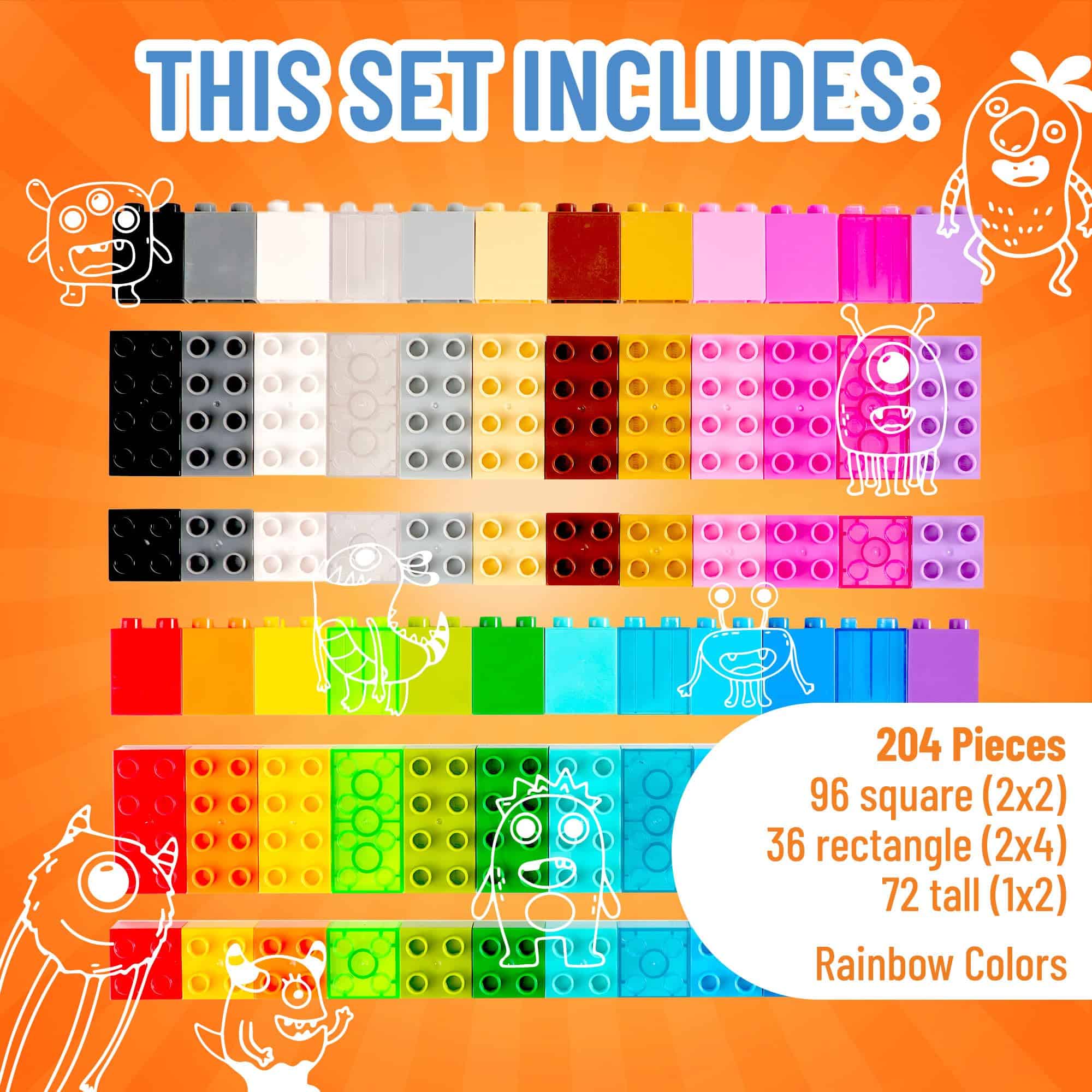 Strictly Briks Compatible con Lego Duplo - Juego de Bloques - Imagen 4