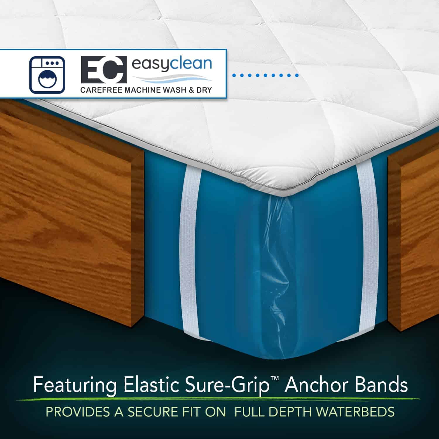 INNOMAX The Linen Resource Colchón Confort Acolchado para - Imagen 5