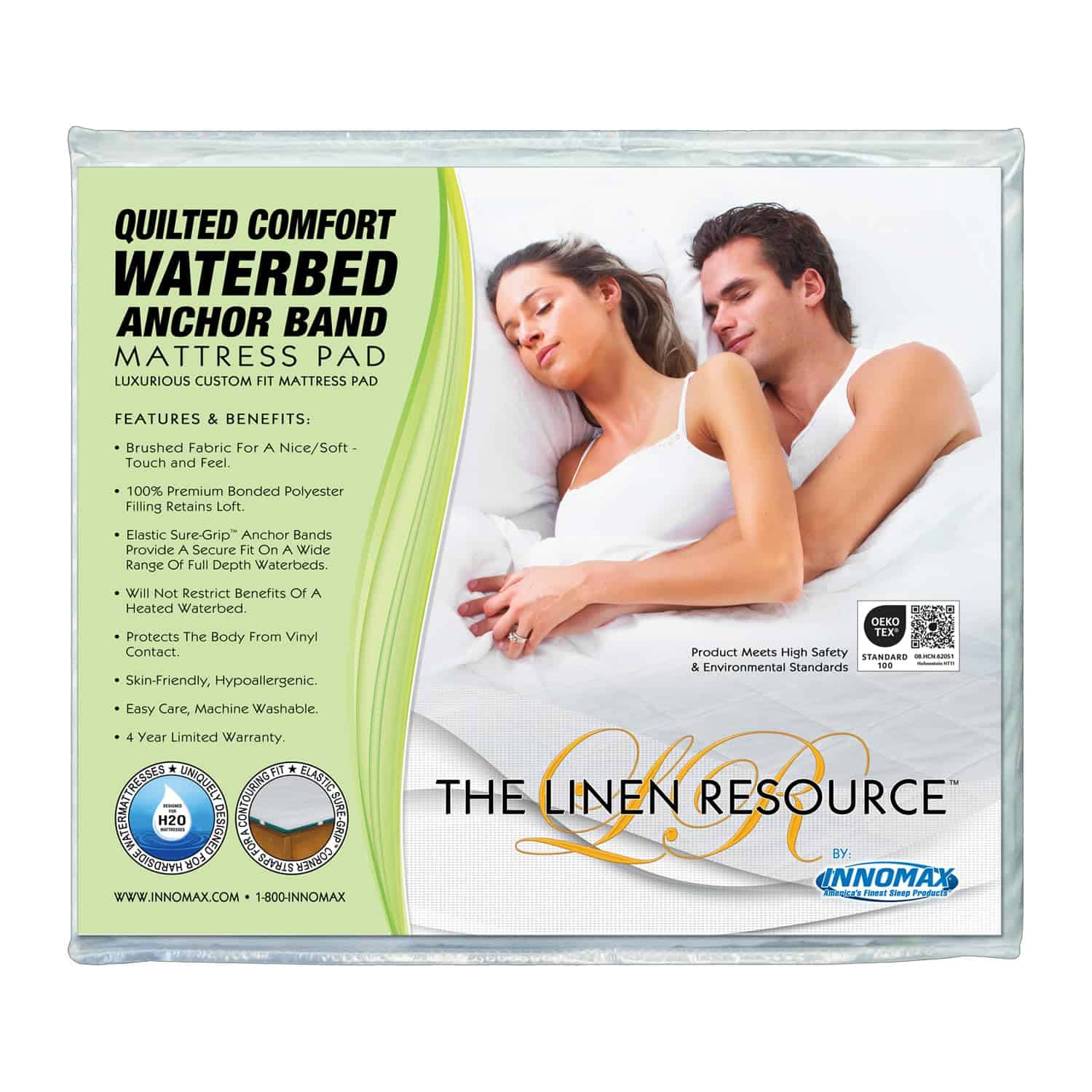 INNOMAX The Linen Resource Colchón Confort Acolchado para