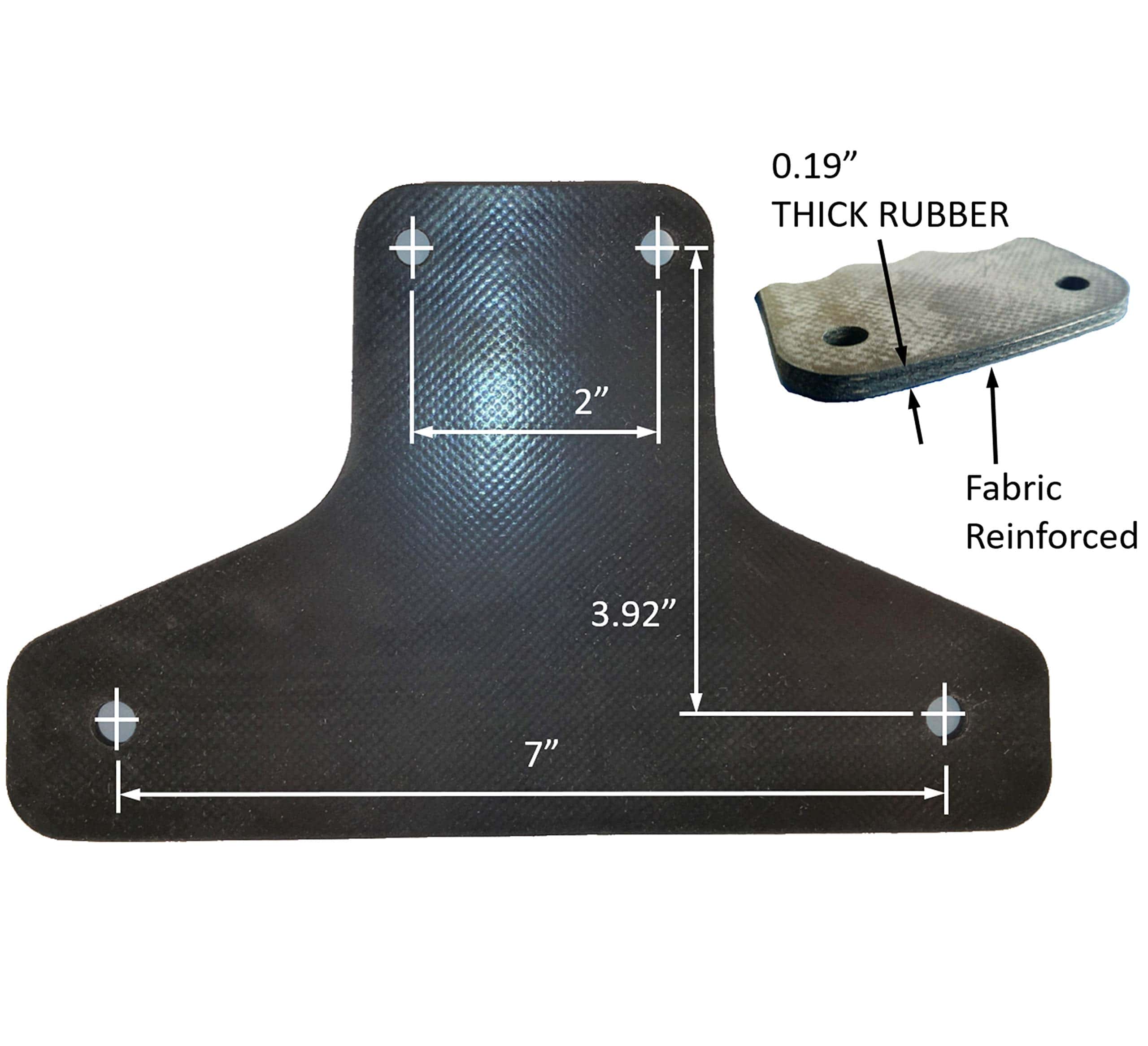 Soporte de placa de licencia de goma SurePlate TM - Imagen 5