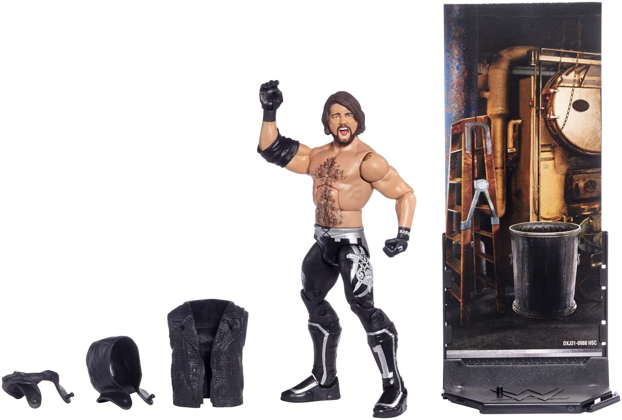 MUÑECO DE ACCIÓN DE COLECCIÓN ELITE WWE AJ STYLES - Imagen 3