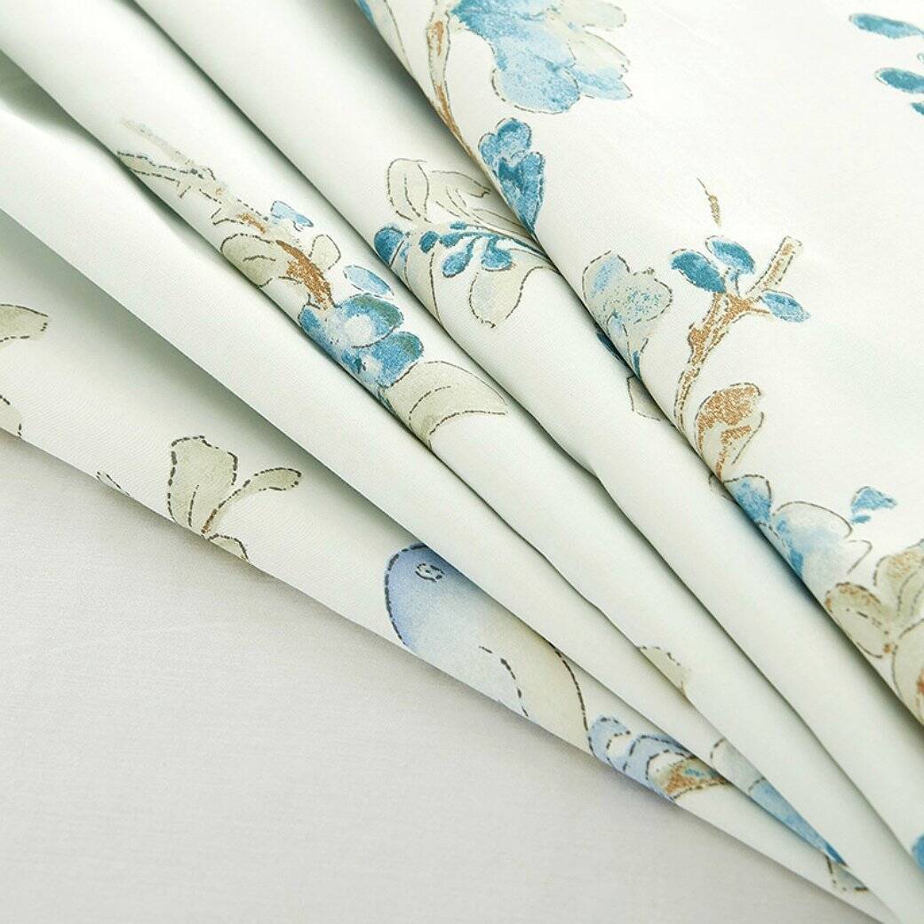 Eikei Garden Chinoiserie Floral Duvet Quilt Cover Asian - Imagen 3