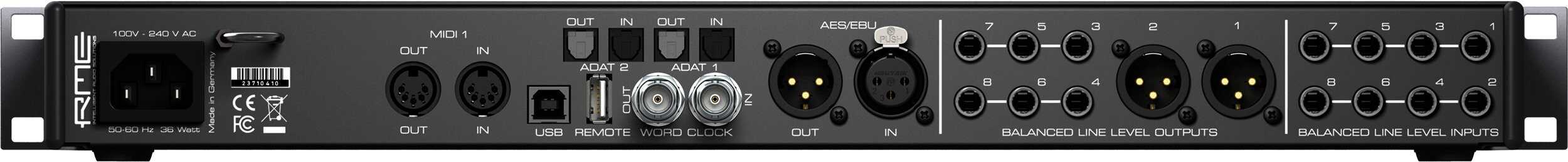 Interfaz de audio USB Fireface UFX II - Imagen 4
