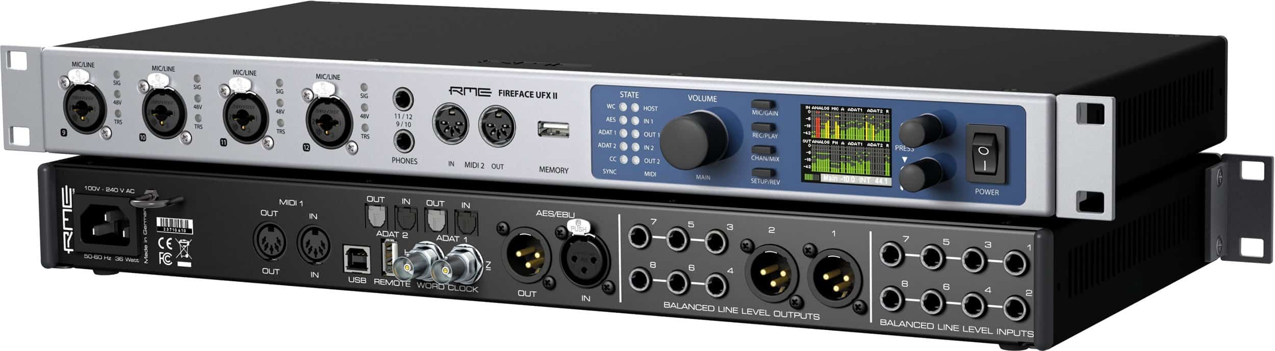 Interfaz de audio USB Fireface UFX II - Imagen 3