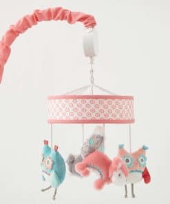 Móvil de cuna musical giratorio Levtex Baby - Osos y Buhos
