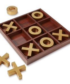 Juego de mesa de madera gigante de Tres en Raya estilo