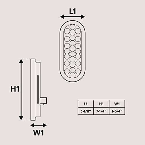 Kit de luces traseras para remolque LED ovaladas TRUE MODS - Imagen 8