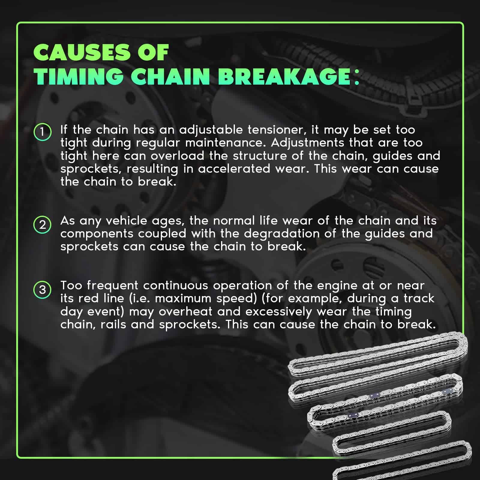 Kit de Cadena de Tiempo SCITOO para Chevy Tracker 2001-2004 - Imagen 6