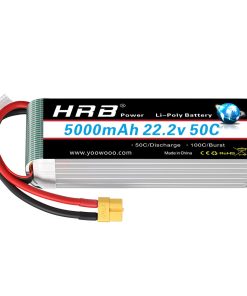 HRB 6S 5000mAh Batería Lipo XT60 50C-100C 22.2V Batería