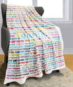 Manta de 50" x 80" de Lana Cálida y Suave para Sofá - Mejor