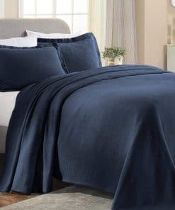 Set de Colcha de Algodón Superior de 3 Piezas con Estampado